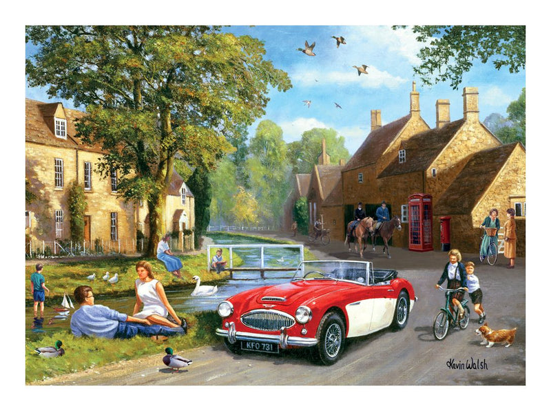 Nostalgia Collection: Cotswold Village 1000 Piece Jigsaw Puzzle - Image