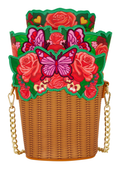 Loungefly - Figural Flower Basket Crossbody Bag