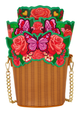 Loungefly - Figural Flower Basket Crossbody Bag