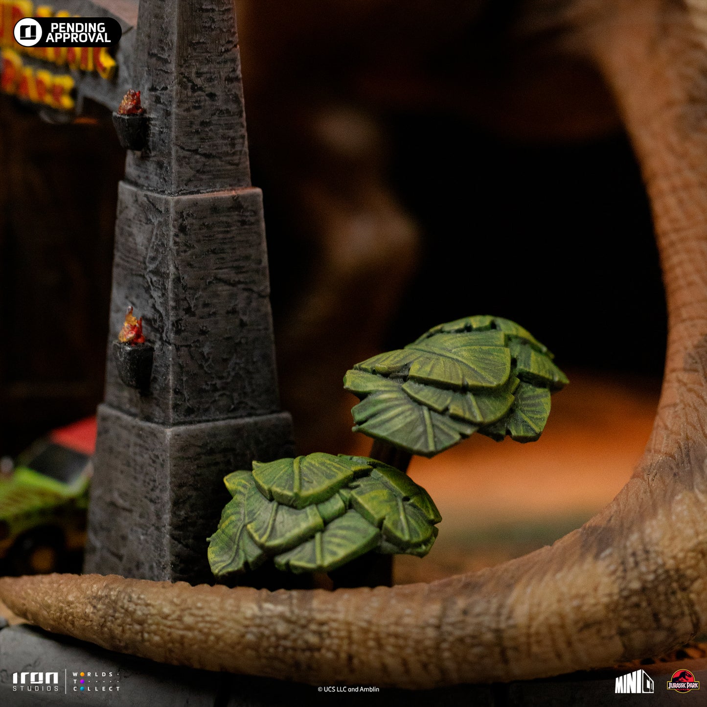 Iron Studios Jurassic Park MiniCo 30th Anniversary Deluxe T-Rex Figure : Release Date ETA AUGUST