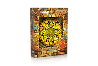 Pinfinity Stained Glass Plains Magic The Gathering AR Pin