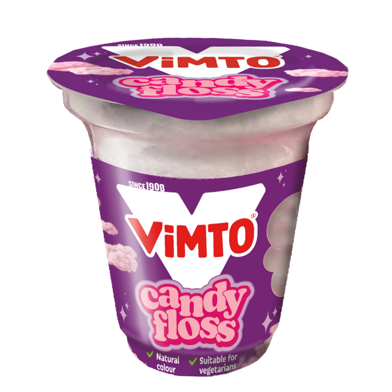 Vimto Candy Floss Cup 20g collectible from Sweets & Scents