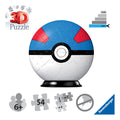 Pokemon Great Ball 54 Piece 3D Puzzle - Image