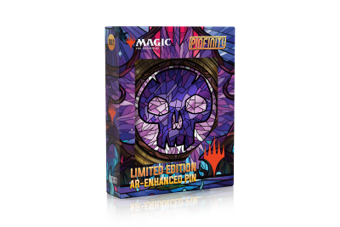 Pinfinity Stained Glass Swamp Magic The Gathering AR Pin