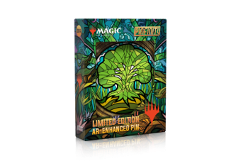 Pinfinity Stained Glass Forest Magic The Gathering AR Pin