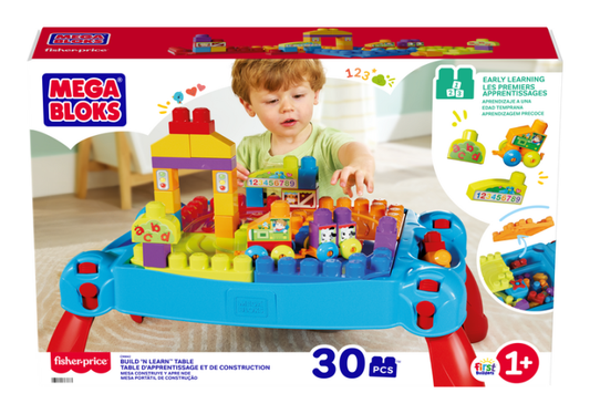 Mega Bloks Preschool Build 'n' Learn Table
