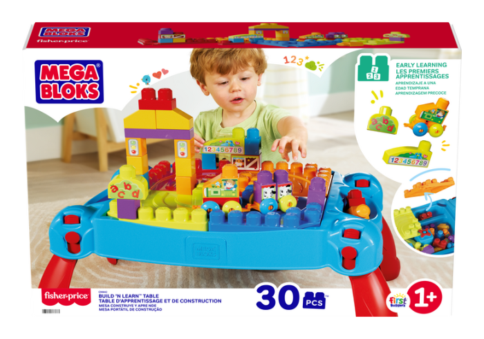 Mega Bloks Preschool Build 'n' Learn Table