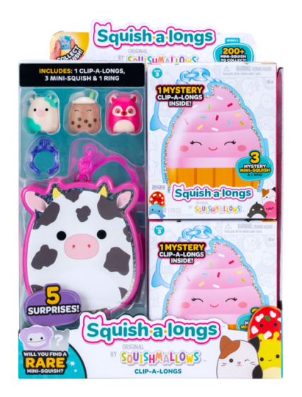 Squishalongs Clip a longs Blind S3 12pc PDQ