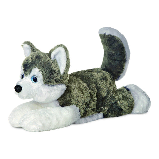 Aurora World Shadow Husky Flopsies Plush Soft Toy