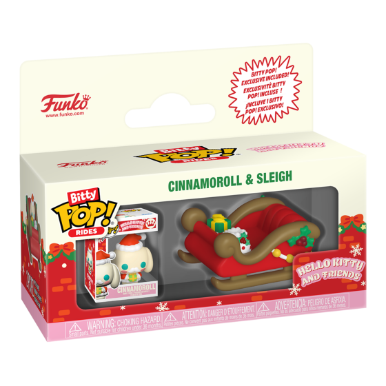 Bitty Pop! Ride - Hello Kitty - Cinnamoroll and Sleigh (Case of 12)