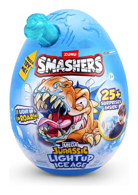 Smashers Dino Ice Age Light Up S1 Mega Egg - Image