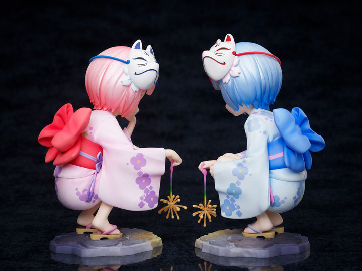FuRyu Ram & Rem (Childhood Summer Memories) Re:ZERO -Starting Life in Another World- 1/7 Scale Figure Set