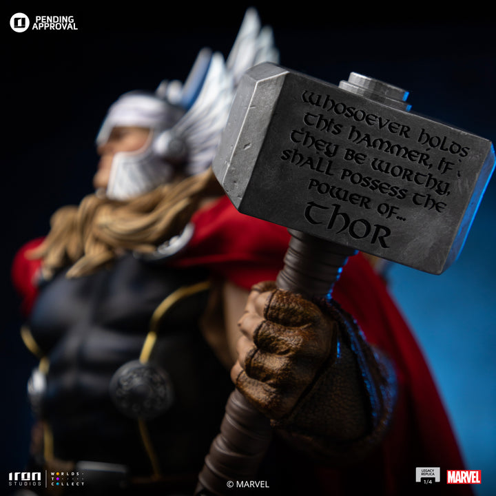 Iron Studios Marvel Comics Thor Unleashed  1/4 Scale Legacy Replica Statue