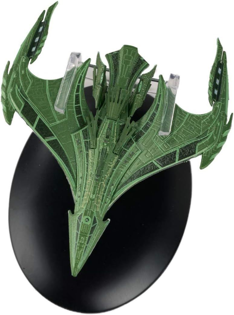 R.R.W. Vastam - Vastam-class Romulan Tactical Command Warbird Diecast Model Ship STO (Star Trek / Eaglemoss), rear view