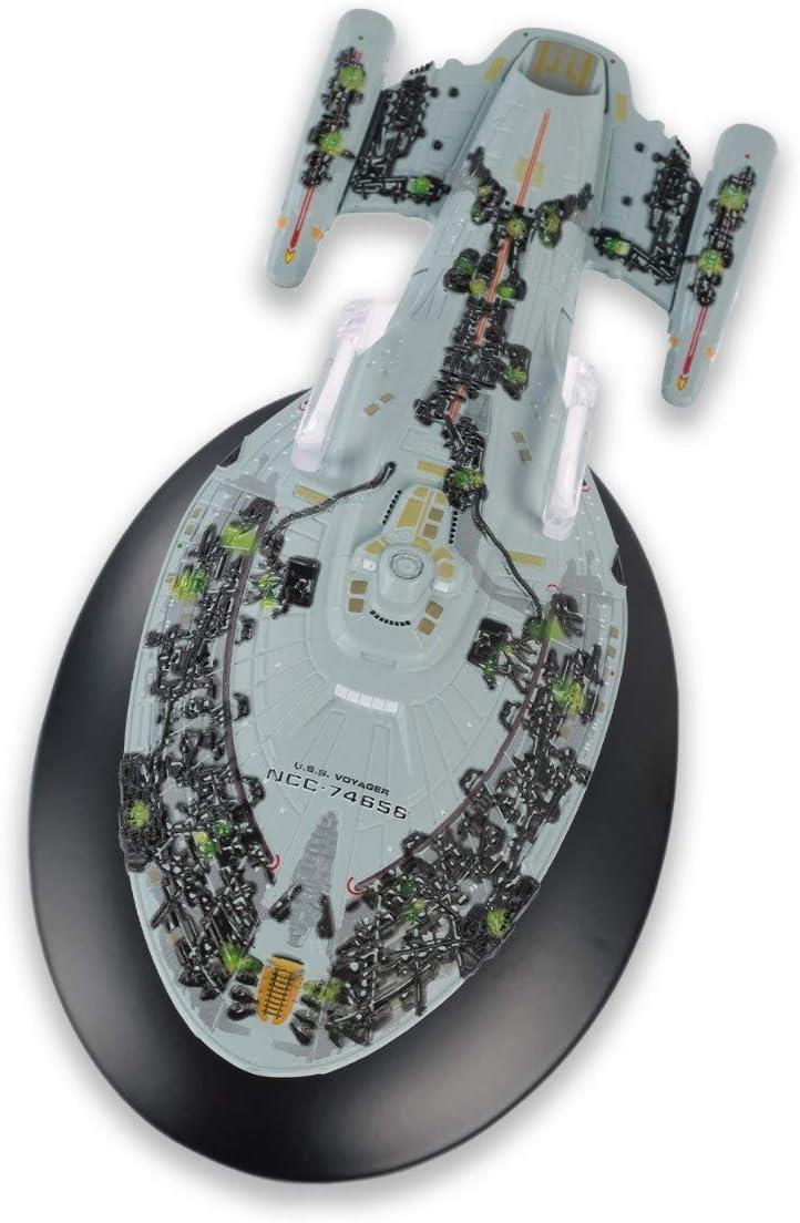 Assimilated U.S.S. Voyager Model Diecast Ship BONUS ISSUE (Eaglemoss / Star Trek), packaging shot