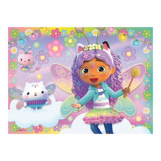 Gabby's Dollhouse 4 in a Box Jigsaw Puzzles - Fairylandia