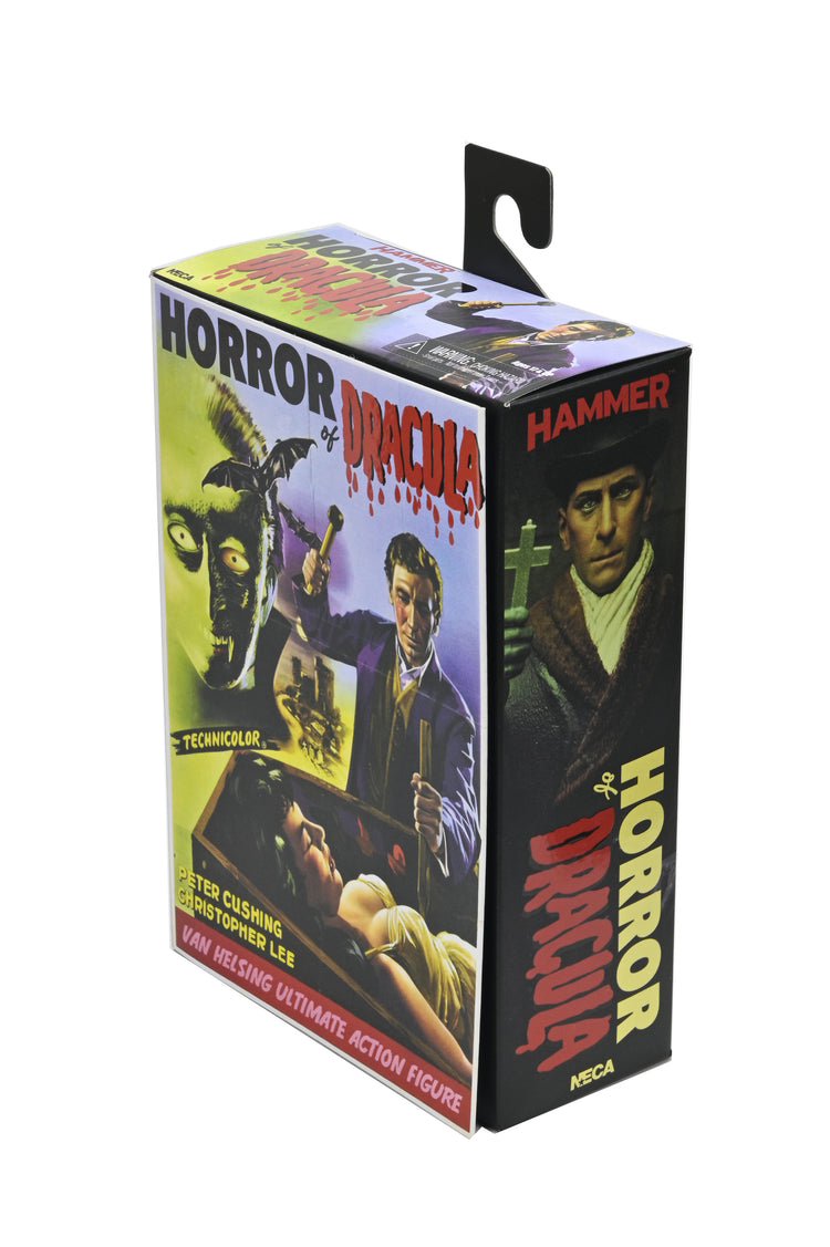 Hammer Horror: Horror of Dracula (1958) Van Helsing Ultimate 7" Scale Action Figure, close-up detail