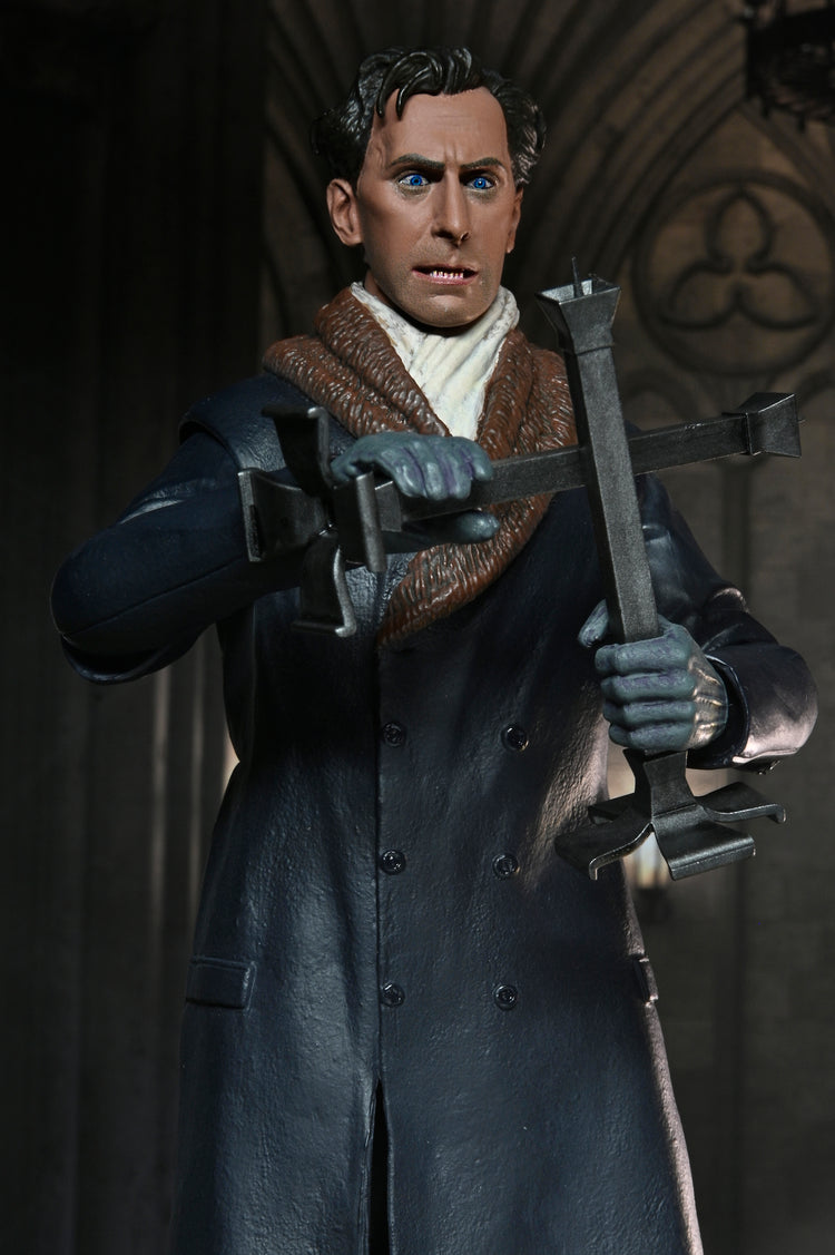 Hammer Horror: Horror of Dracula (1958) Van Helsing Ultimate 7" Scale Action Figure, packaging shot