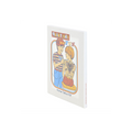 19x25cm Rainy Day Fun Canvas Plaque by Steven Rhodes