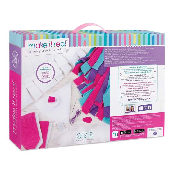 Make It Real Unicorn Hoodie Blanket