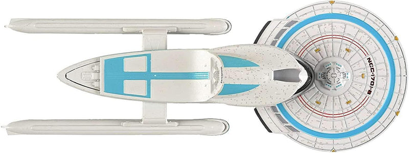 U.S.S. Enterprise NCC-1701-B (Excelsior-class refit) Model Diecast Ship (Eaglemoss / Star Trek), rear view