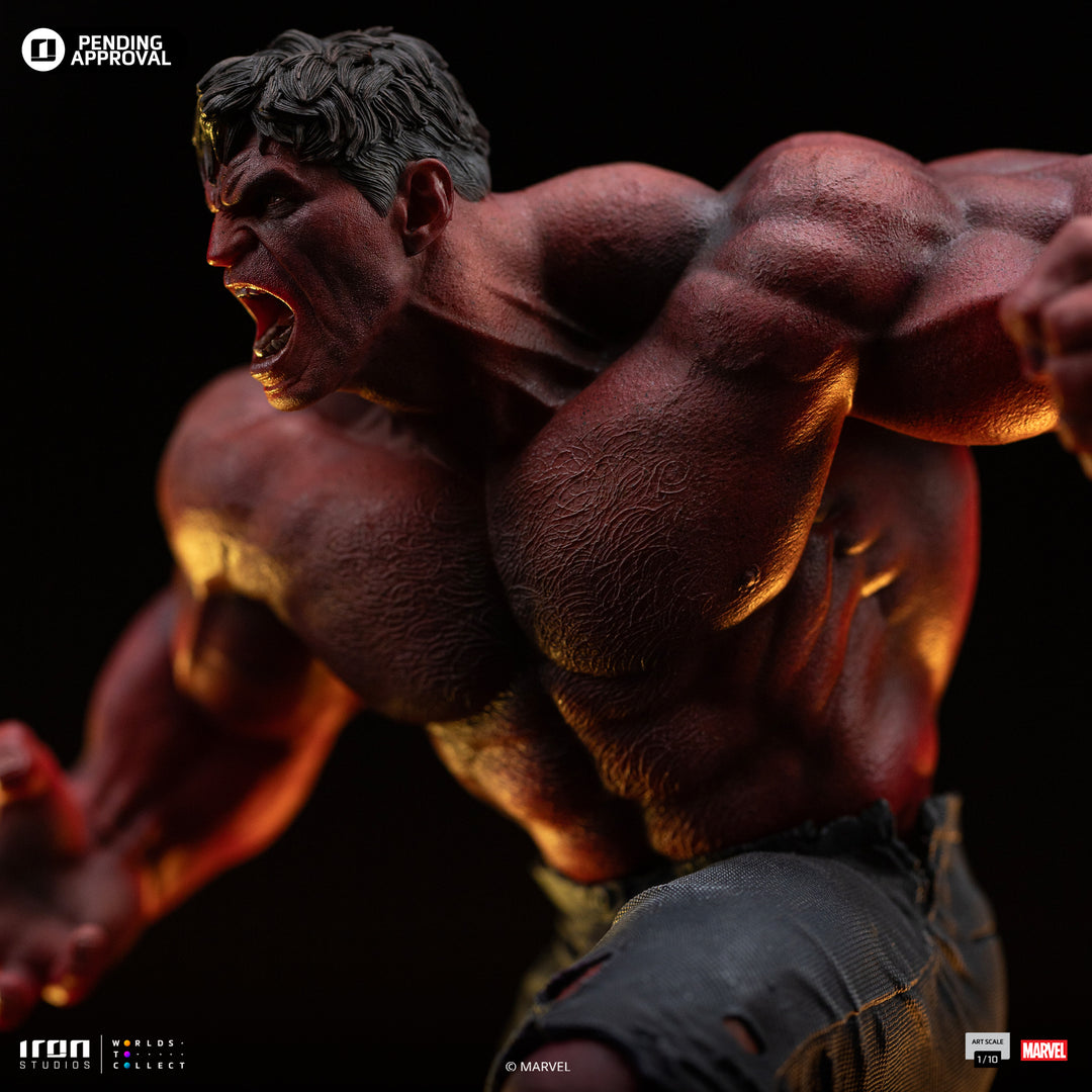 Iron Studios Marvel Captain America Brave New World Red Hulk 1/10 Scale Limited Edition Statue