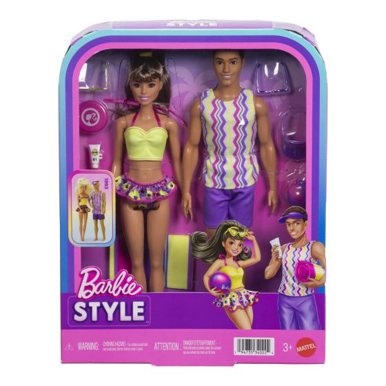 Barbie Style Fashionista Barbie & Ken 2-Pack