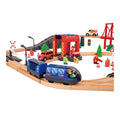 Wooden Fire Rescue Train Set