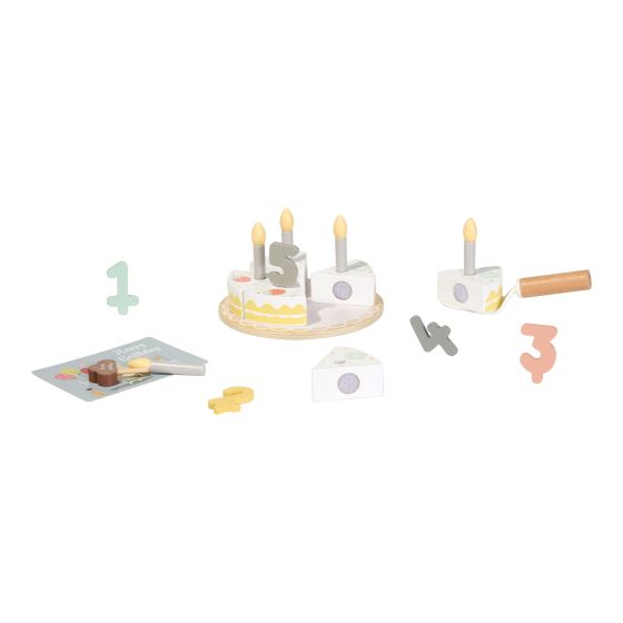 Wooden Birthday Cake Set