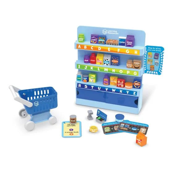 Alphabet Mini Market, front detail