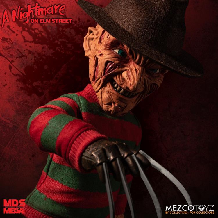 A Nightmare on Elm Street Mezco Designer Series Mega Scale Talking Freddy Krueger