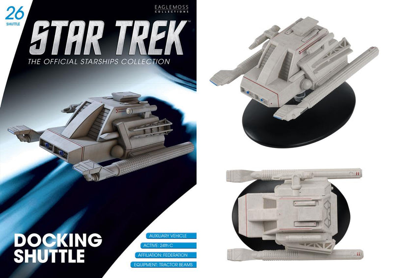 Docking Shuttle Model Die Cast Shuttlecraft Ship (Eaglemoss / Star Trek), close-up detail
