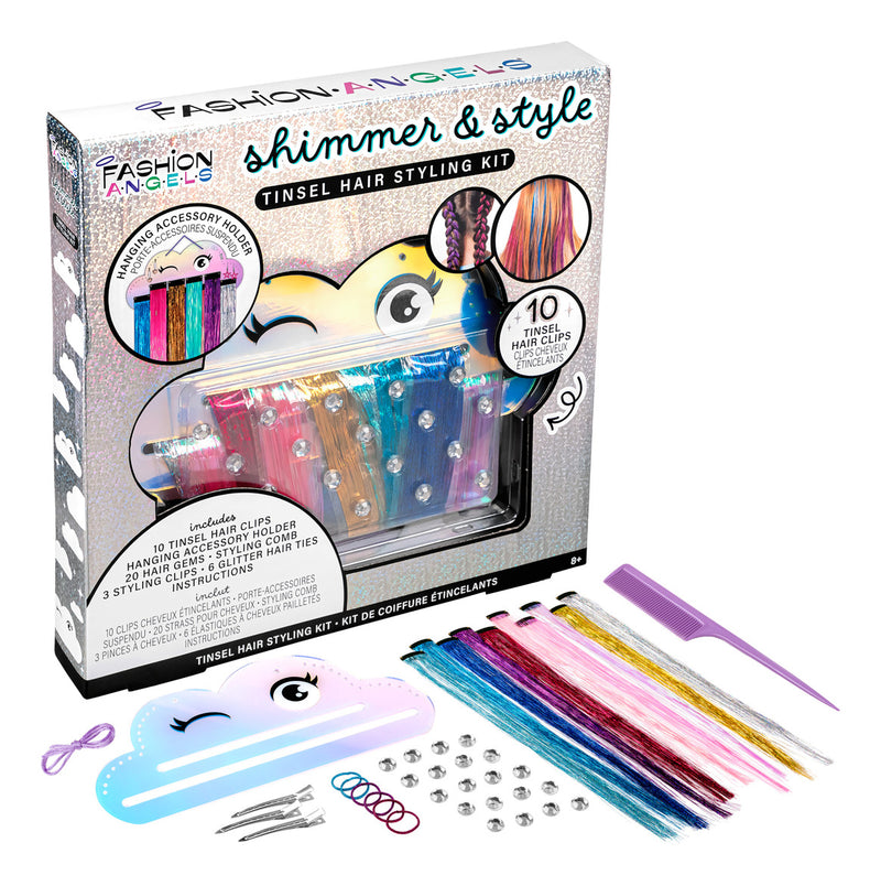 Fashion Angels Shimmer Style Tinsel Hair Styling Kit