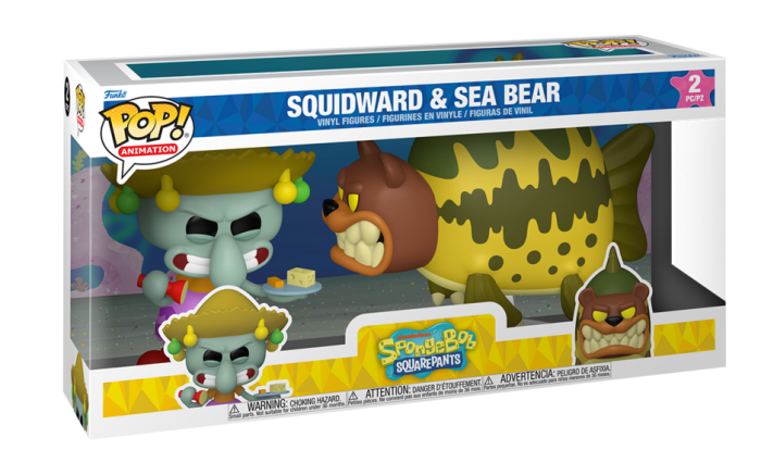 Pop! 2 Pack Spongebob Squidward & Sea Bear