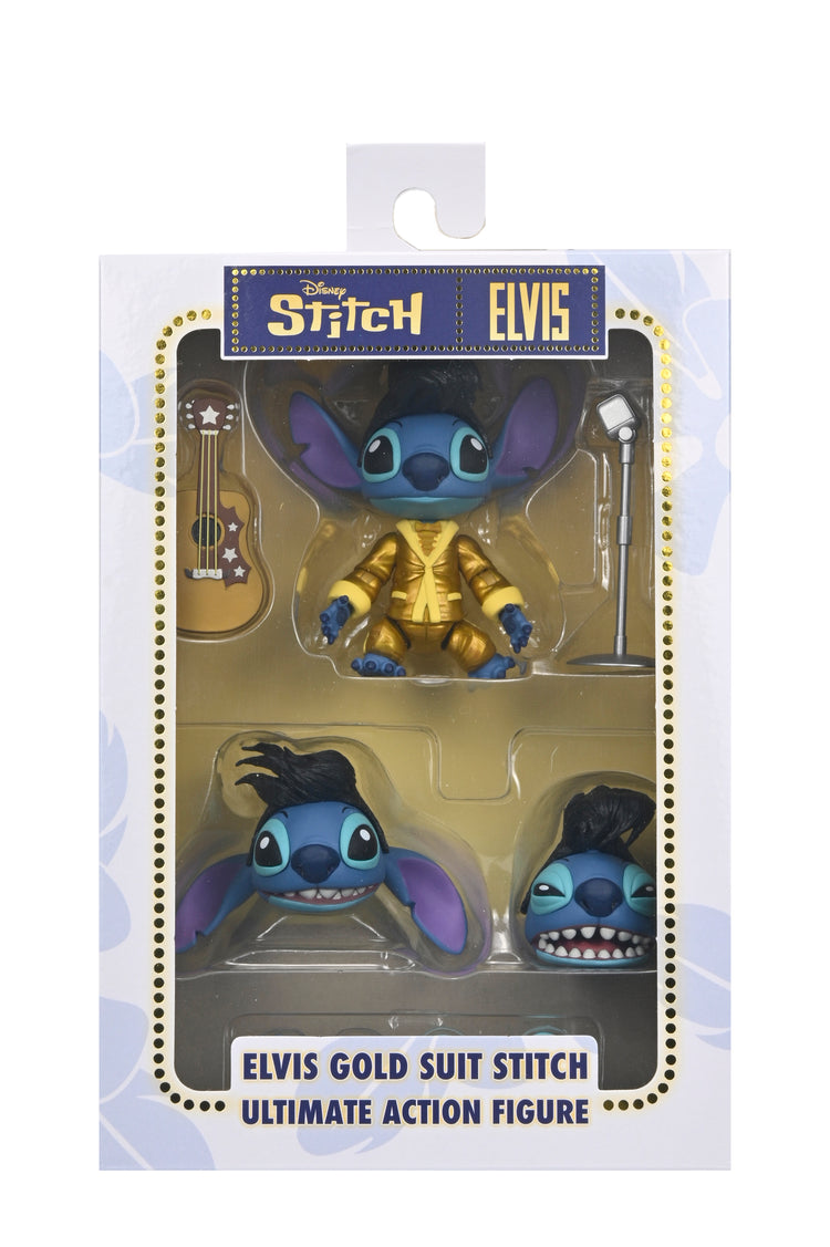 Lilo and Stitch Gold Suit Elvis Stitch Ultimate 7" Scale Action Figure