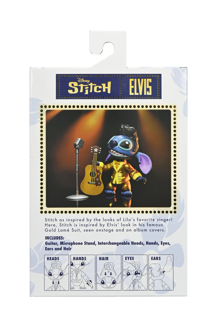 Lilo and Stitch: Gold Suit Elvis Stitch Ultimate 7" Scale Action Figure
