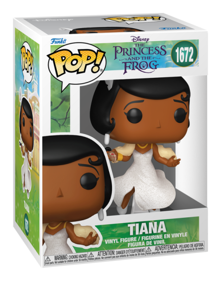 Pop! Vinyl The Princess & The Frog Tiana withGlitter