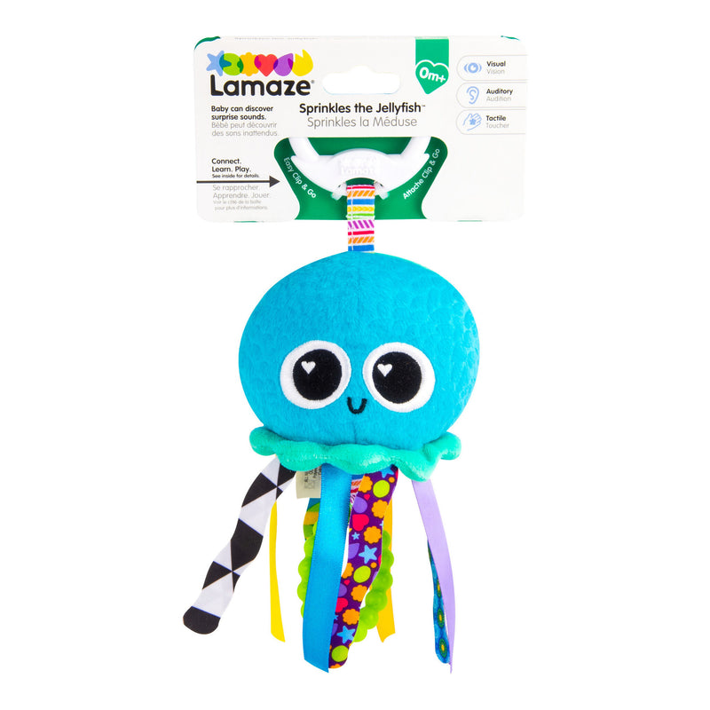 Lamaze Mini Clip and Go Sprinkles the Jellyfish Baby Toy