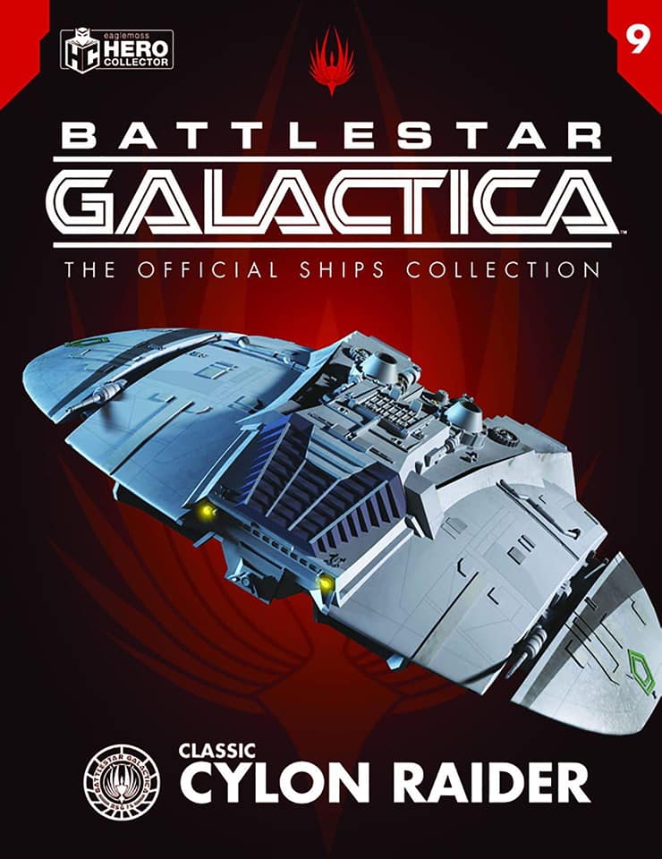 Classic Cylon Raider (TOS) Diecast Model Ship (Battlestar Galactica: The Official Ships Collection), size reference