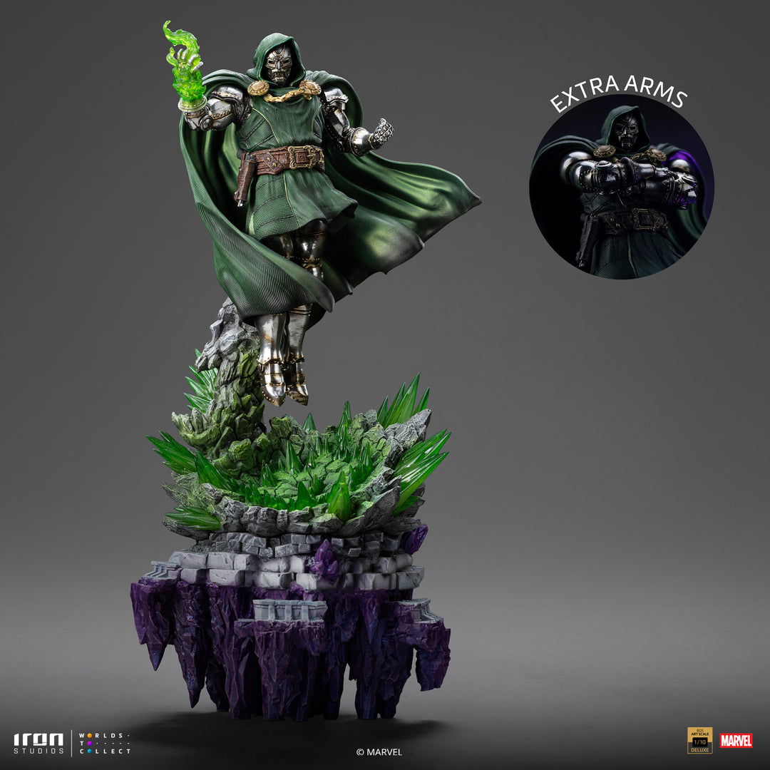 Iron Studios Marvel Fantastic Four Doctor Doom 1/10 Scale Deluxe Limited Edition Statue