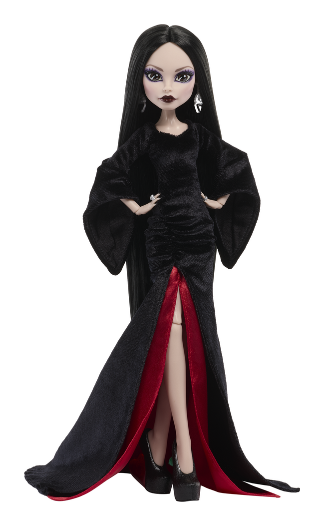 Monster High x Wednesday Collectible Doll Morticia Addams - Image