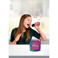 Pink Portable Karaoke Speaker & 2 Microphones