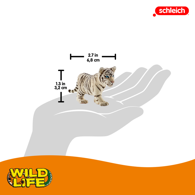 Schleich - Tiger Cub White - Image
