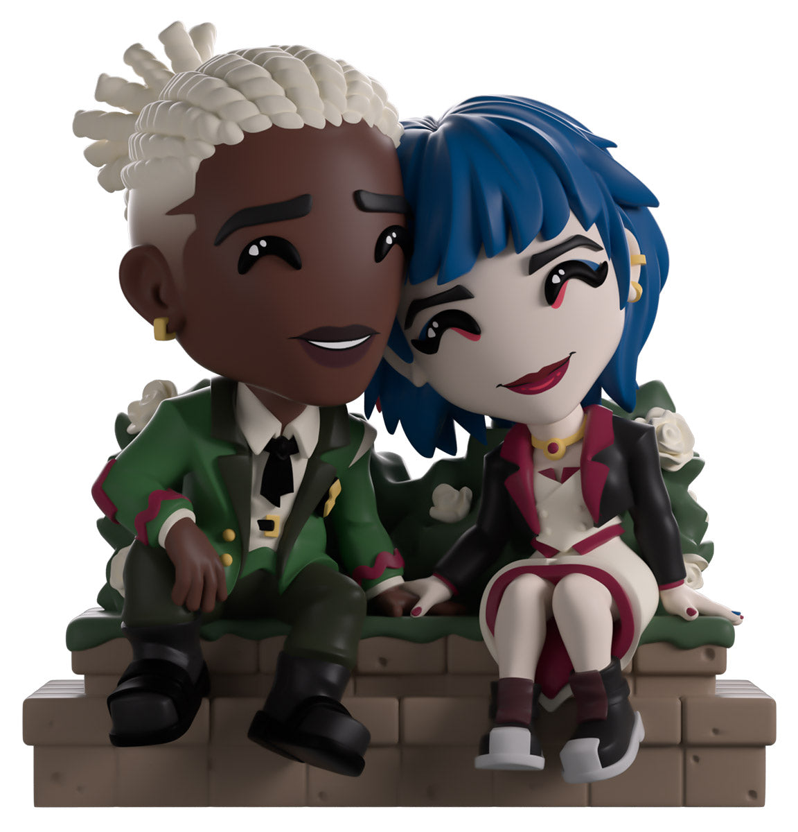 Youtooz Vi Caitlyn Ekko Powder Arcane Vinyl Figures 2 Pack Bundle