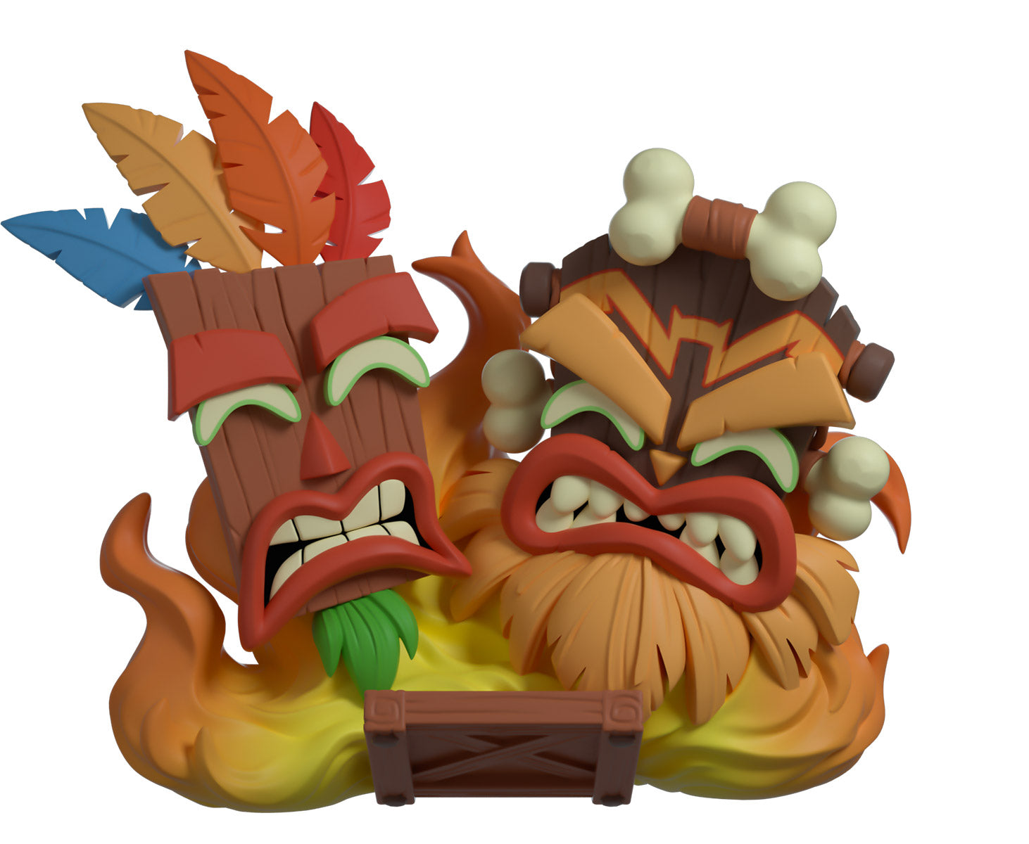 Youtooz Crash Bandicoot Aku Aku & Uka Uka Figure