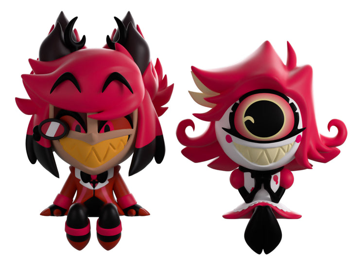 Youtooz Hazbin Hotel Alastor and Niffty Monitor Buddiez Figures