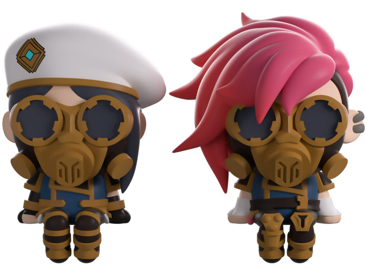 Youtooz Arcane Taskforce Caitlyn & Vi Monitor Buddiez Figures