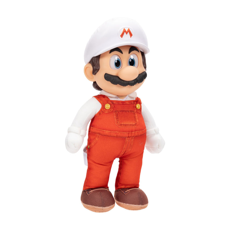 The Super Mario Galaxy Movie - 15" Posable Plush - Fire Mario - Image