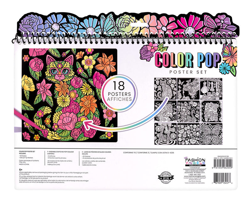 Fashion Angels Color Pop Poster Set (Case of 12)