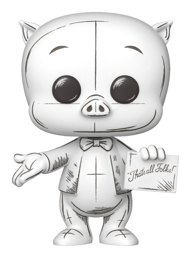 Pop! Vinyl - Looney Tunes - Porky Pig (Sketched) - Image
